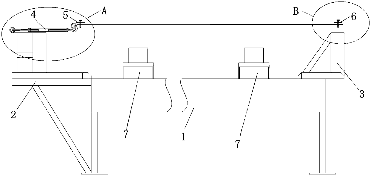 Assembling device and assembling method for large coach roof framework hood