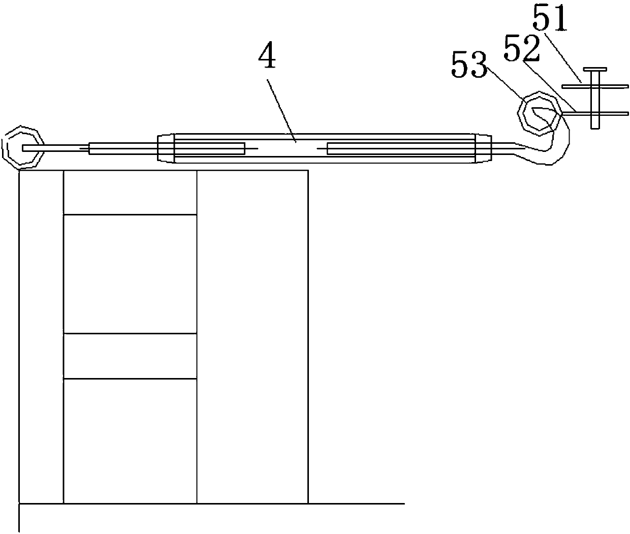 Assembling device and assembling method for large coach roof framework hood