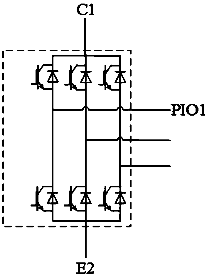 Low voltage DC side topology with switchable AC and DC capacity of power electronic transformer