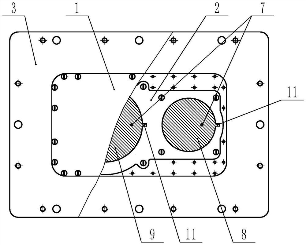 Structure of dual-frequency broadband microstrip antenna