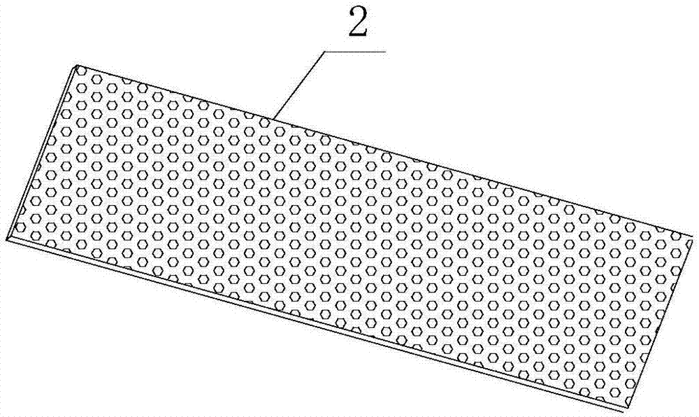 High uniform heating type bean flat plate drying device