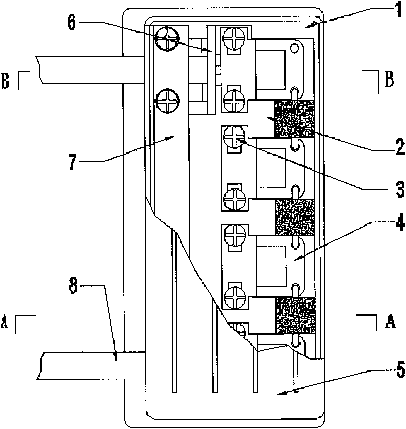 Special junction box for solar module