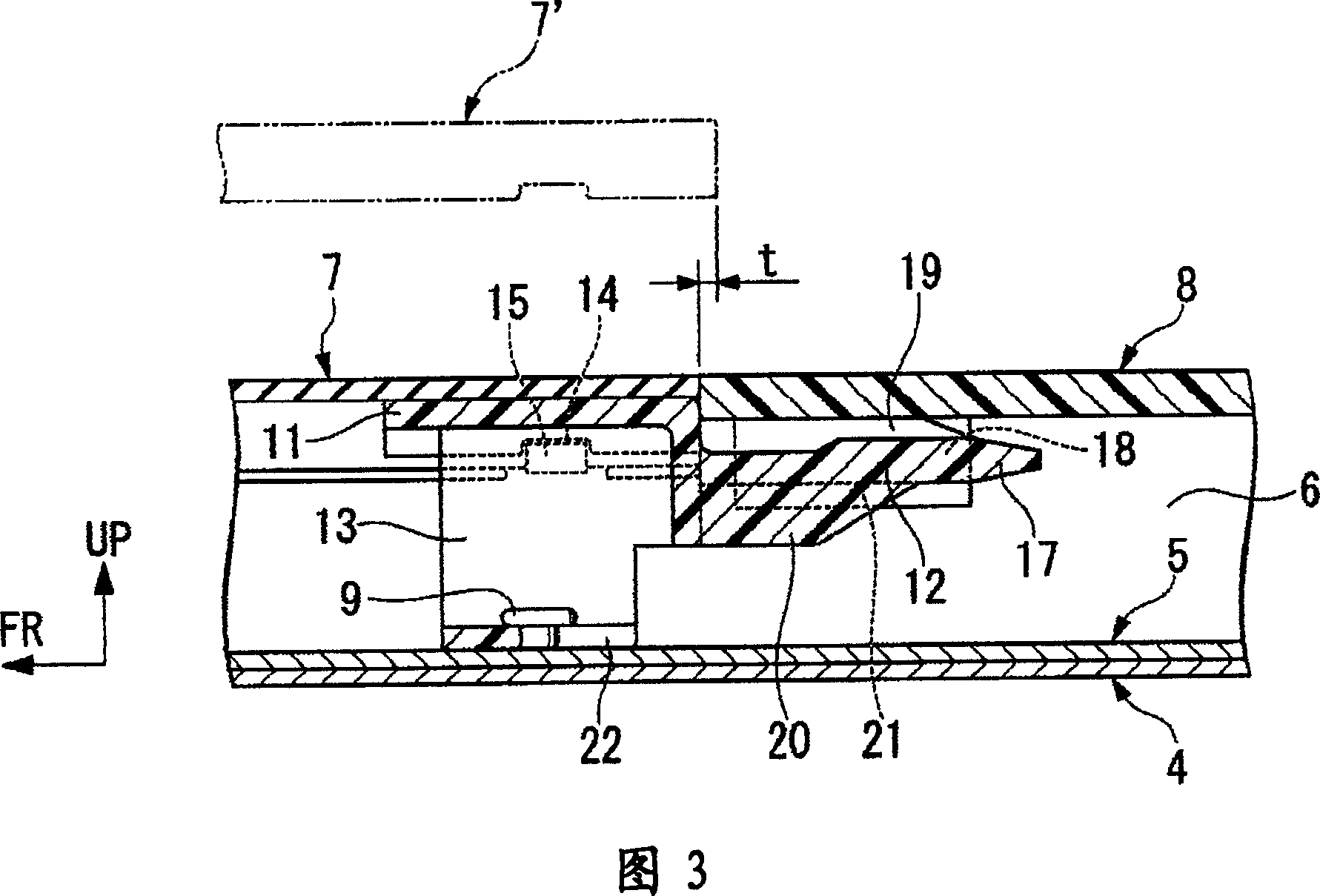 Rear portion of vehicle and assembly method thereof