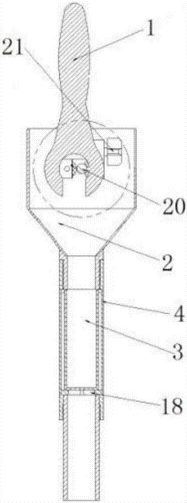 Spent fuel rod cutting device and method