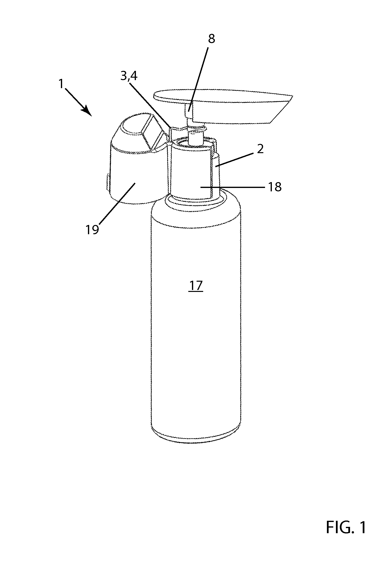 Actuator Sensor Apparatus for a Dispenser Bottle for Wireless Automatic Reporting of Dispenser Usage