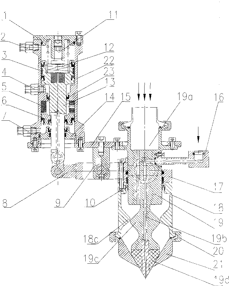 Liquid filling device with adjustable fill quantity