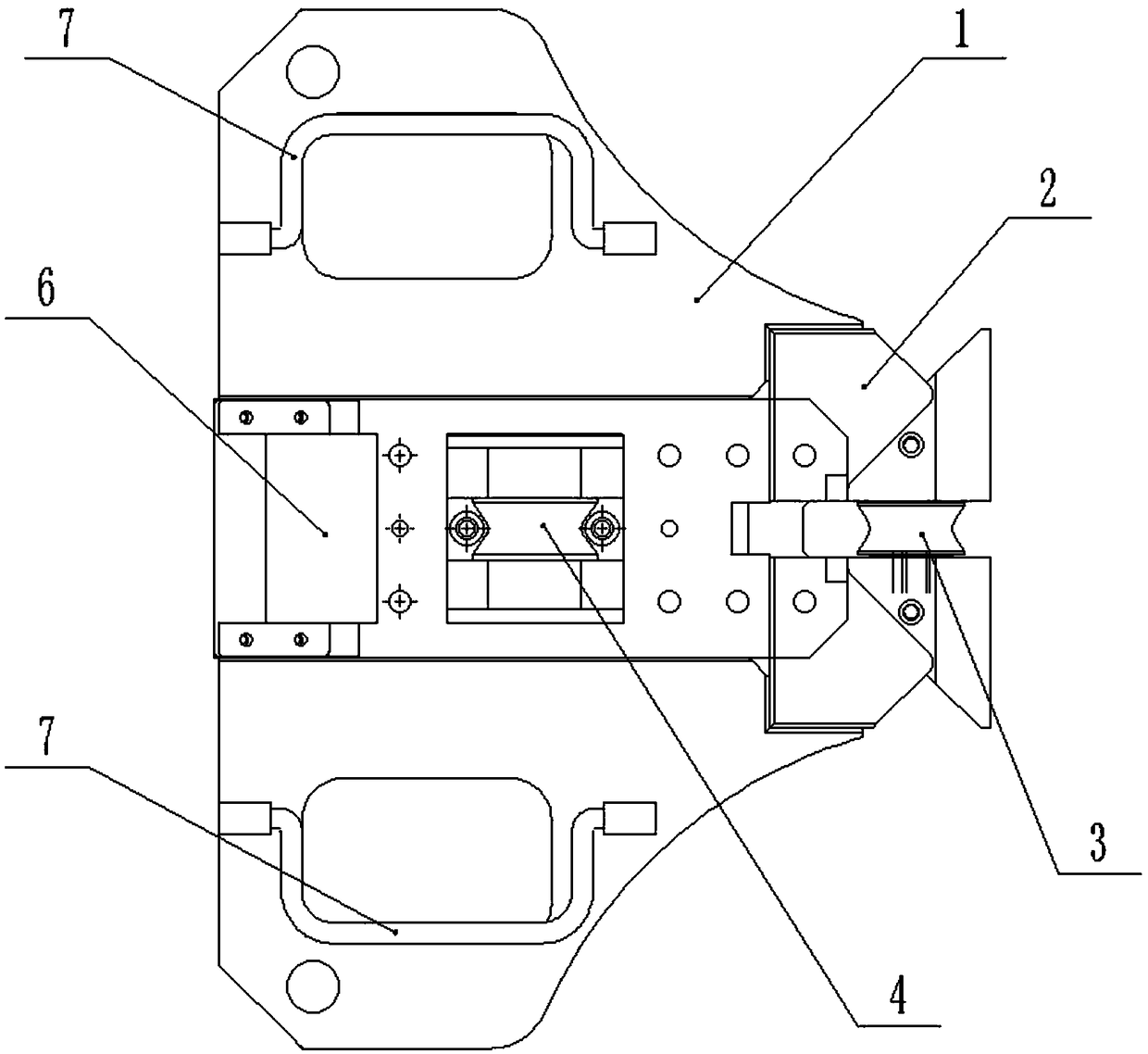 Horizontal well cable protection device and application method