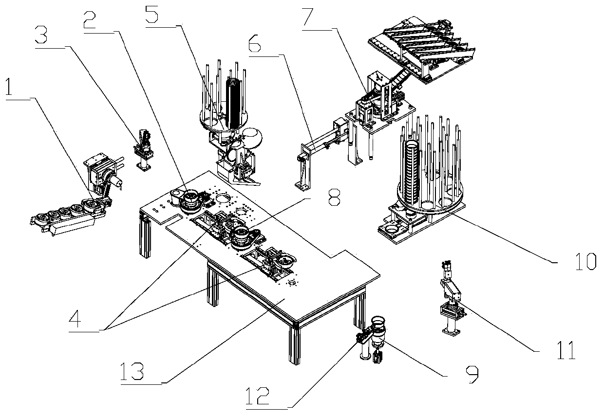 Guard ring sorting system and magneto rotor production equipment