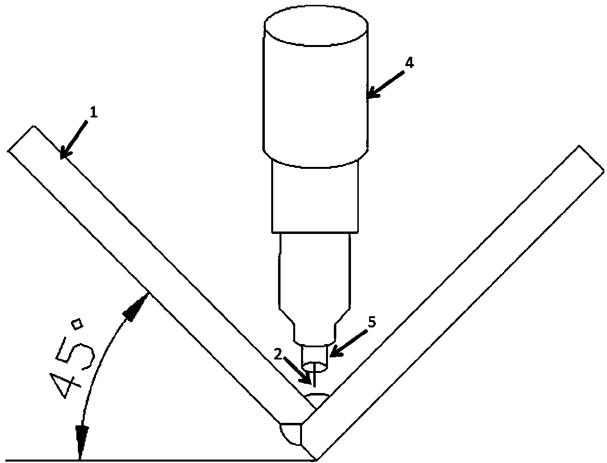 Laser-TIG composite wire filling seal welding method for L-shaped aluminum alloy structure