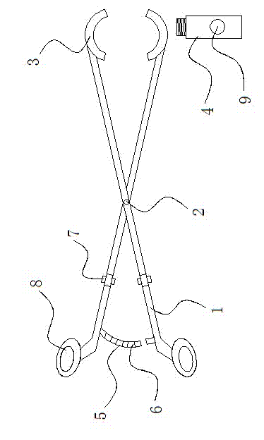 Thighbone lesser trochanter fixator