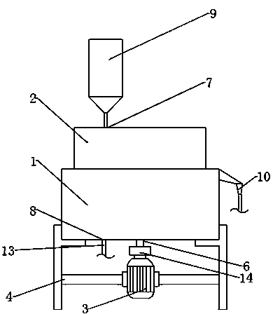 Graphene grinding and stripping device, graphene production system and production method
