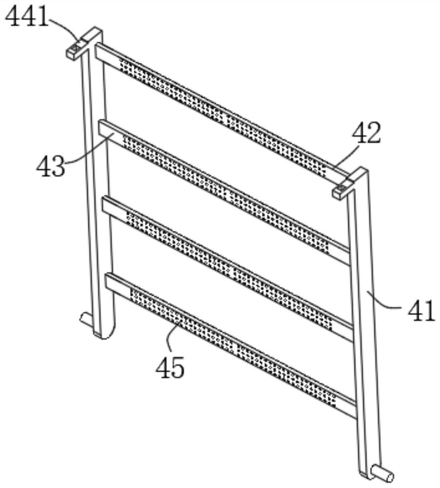 Textile airing device with clamping structure and using method of textile airing device