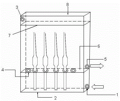 Device for automatic pipette cleaning