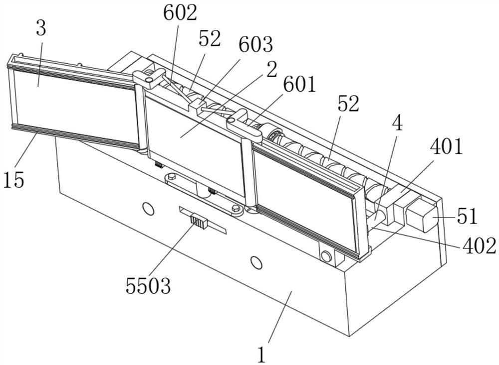 Multi-screen display device convenient for data viewing