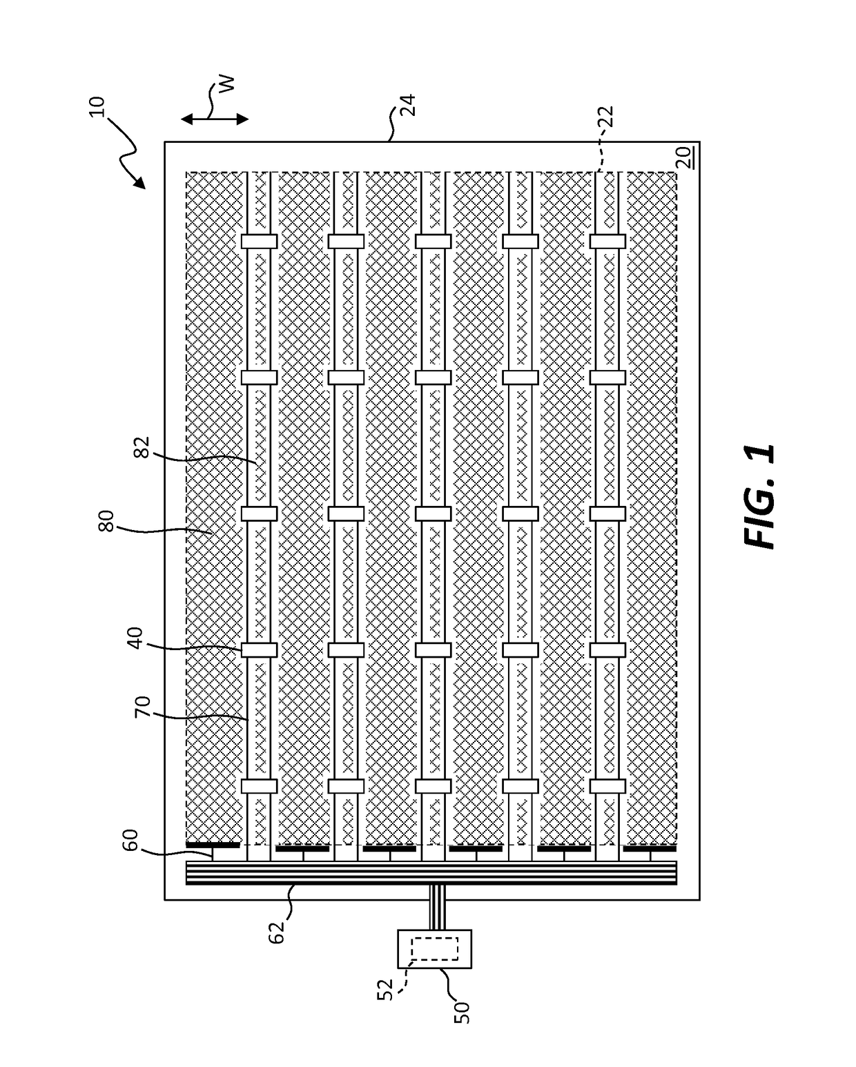 Display with integrated electrodes