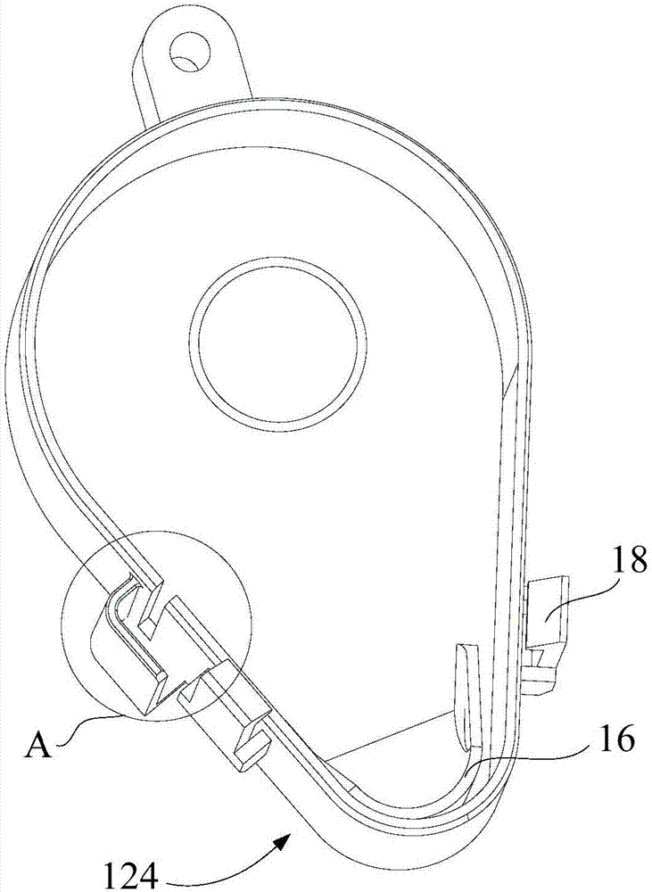 Draining pump and clothes dryer