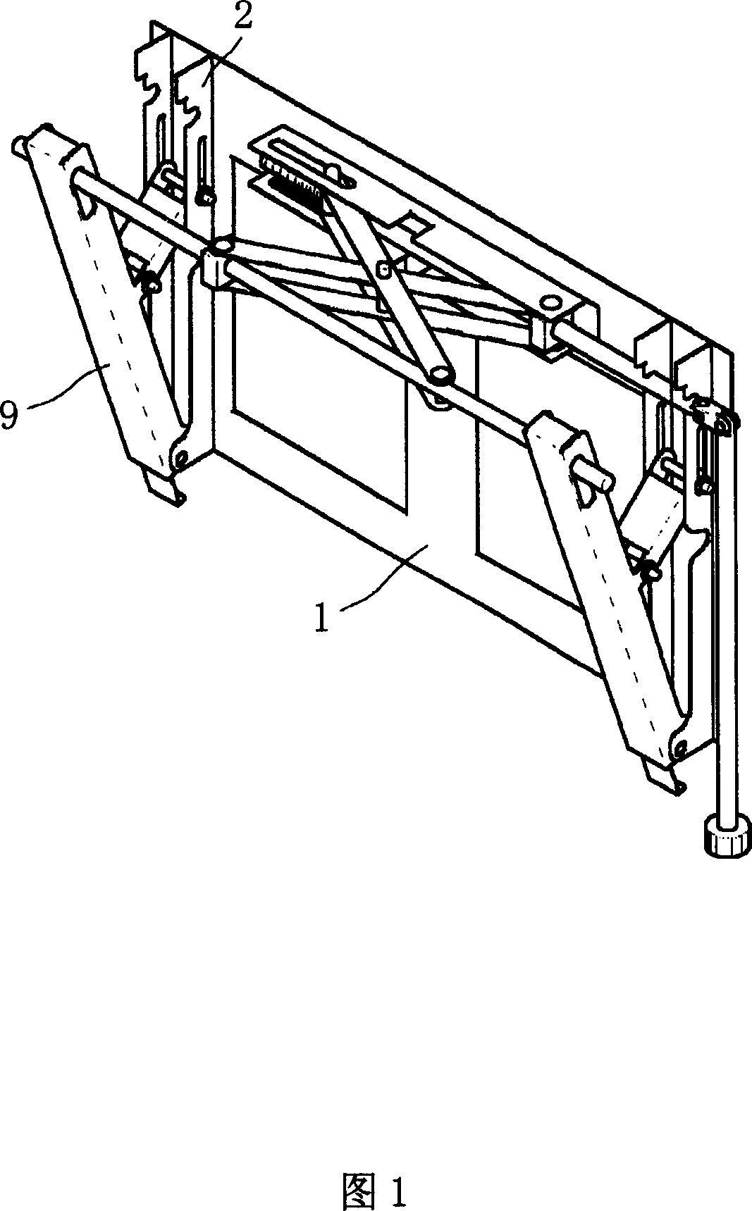 Wall hanging device for pictorial display apparatus