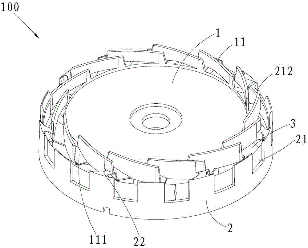 A diffuser and motor for centrifugal ventilation equipment