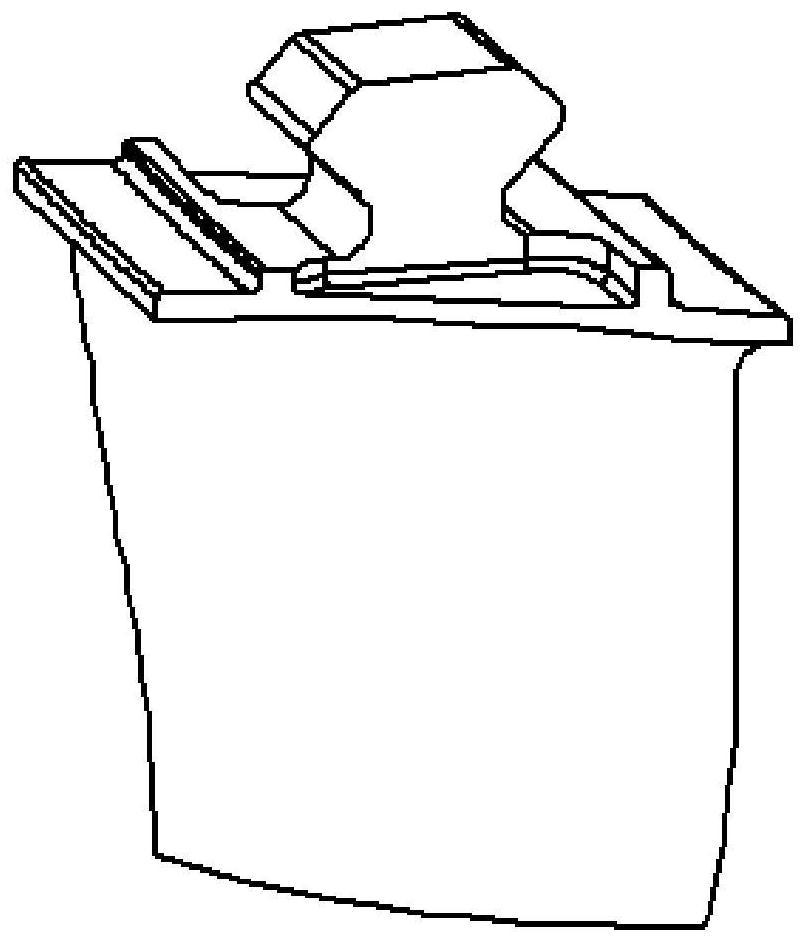 Method for processing blade tenon