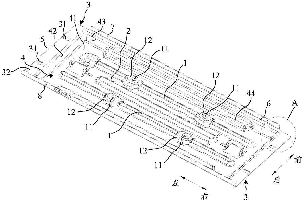 Refrigerator compressor mounting plate and refrigerator