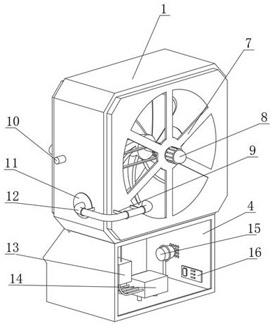 Intelligent fan with smell monitoring function