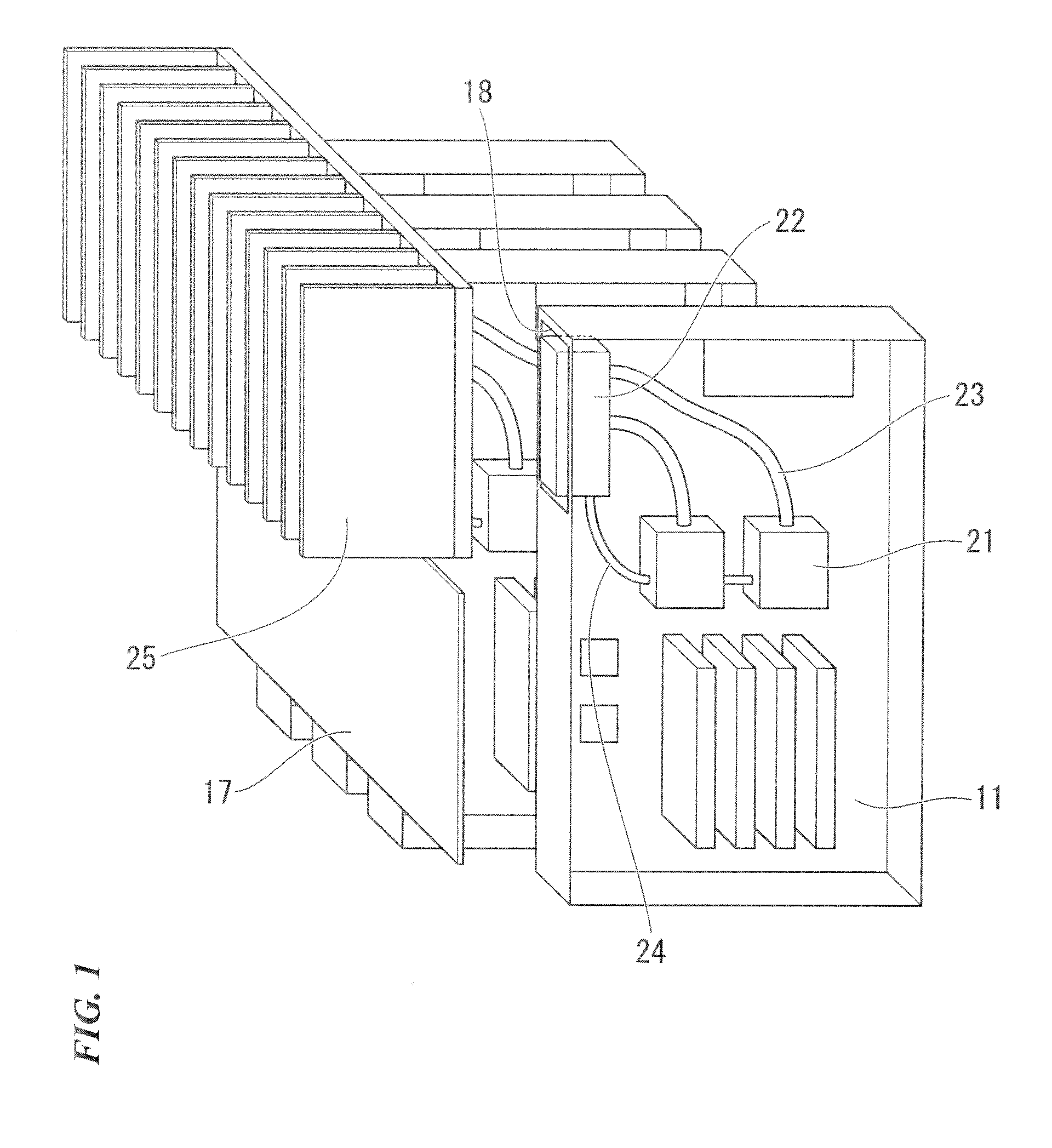 Heat conveying structure for electronic device