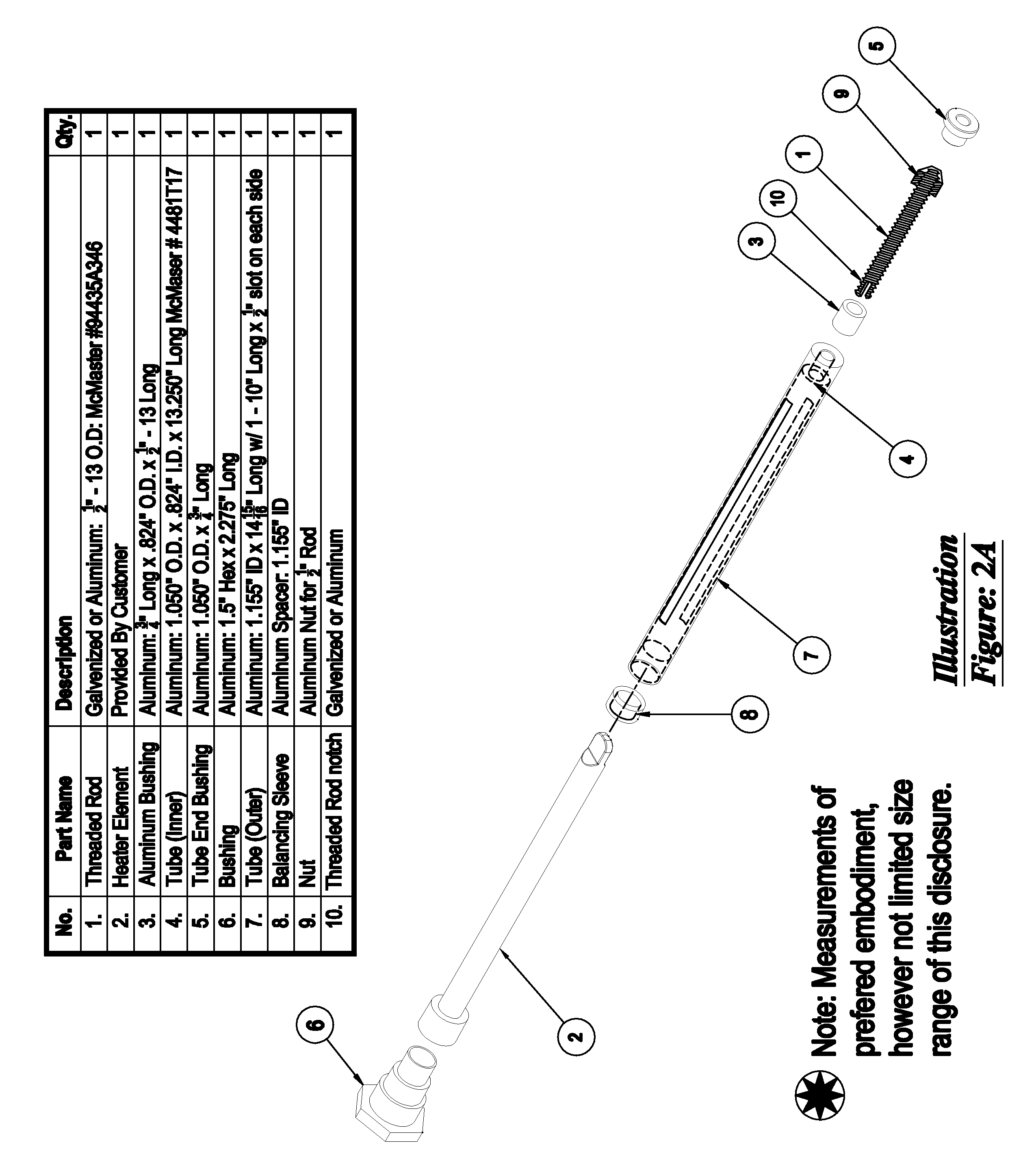 Device that eliminates the drainage of liquid during the changing of a heating element