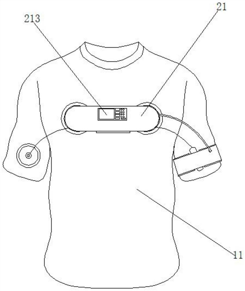 Intelligent cloud vital sign monitoring underwear based on 5G communication