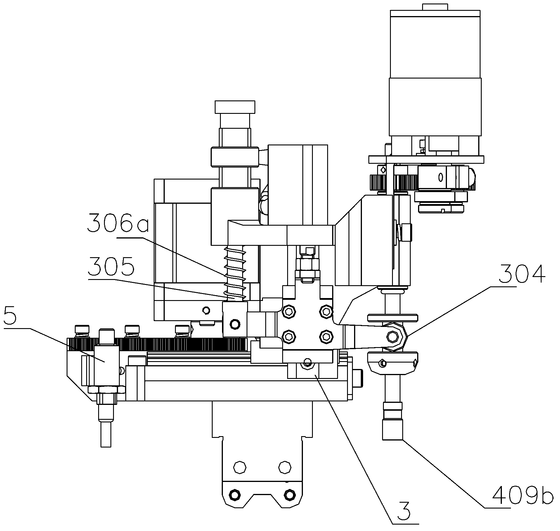 Button translation and rotation improvement mechanism for button sewing machine tool