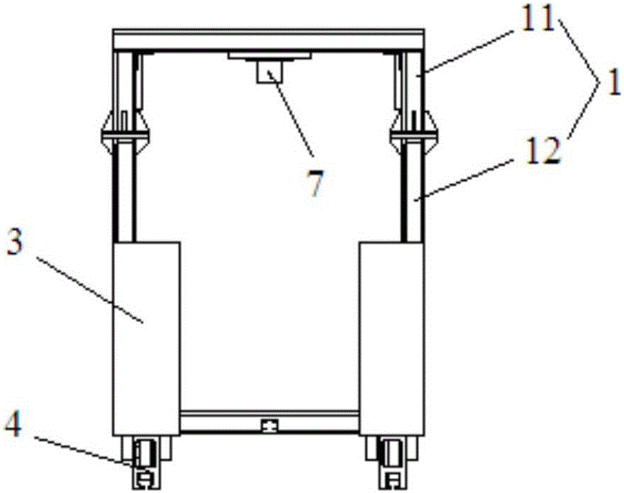 Test platform for stopping impact test with whole missile