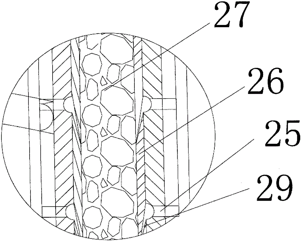 System for producing reinforced concrete pipes through double-vibration source extrusion demoulding