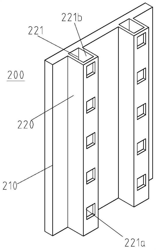 Prefabricated concrete wallboard, prefabricated concrete wall body and modular building