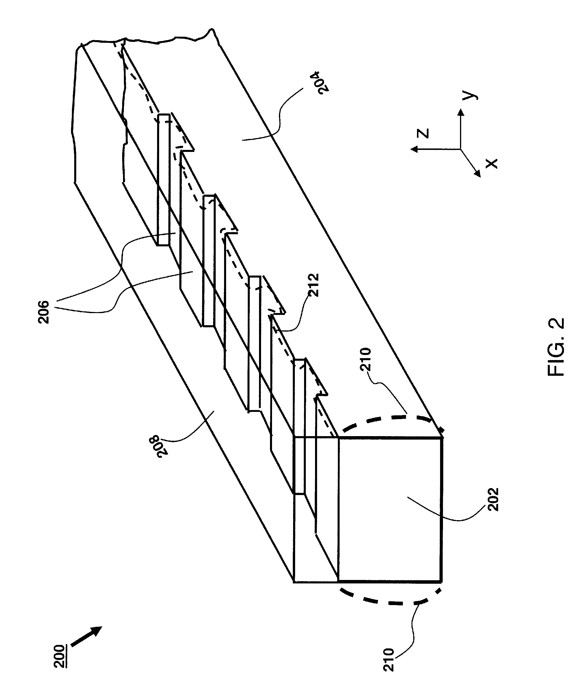 Device fabrication with planar bragg gratings suppressing parasitic effects