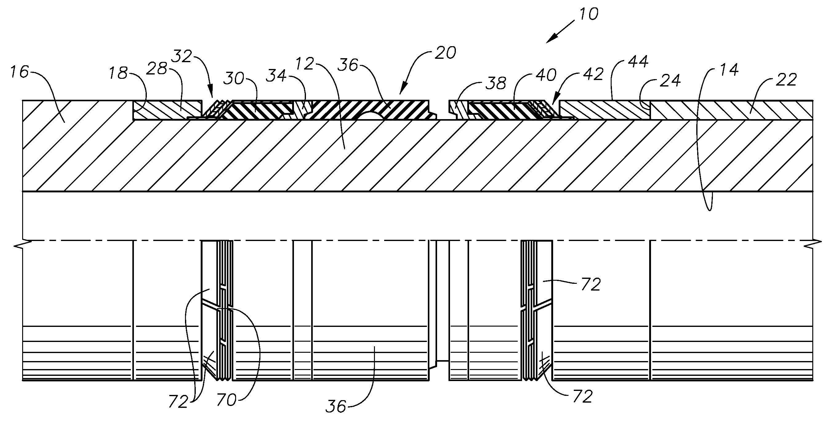 Multi-Piece Packing Element Containment System