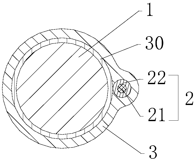 Cable for receiving and transmitting arc signal