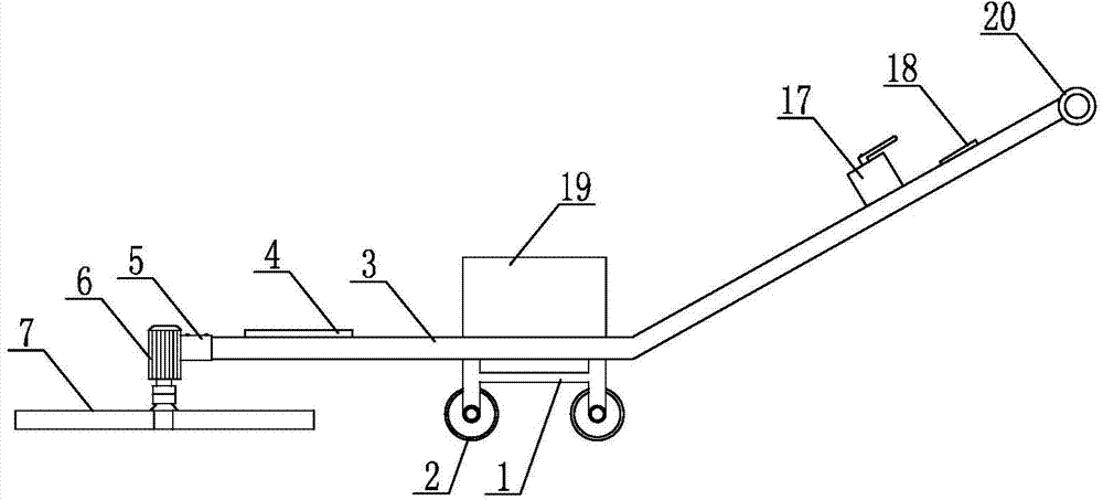 Floor tile laying machine and method for laying floor tiles through machine