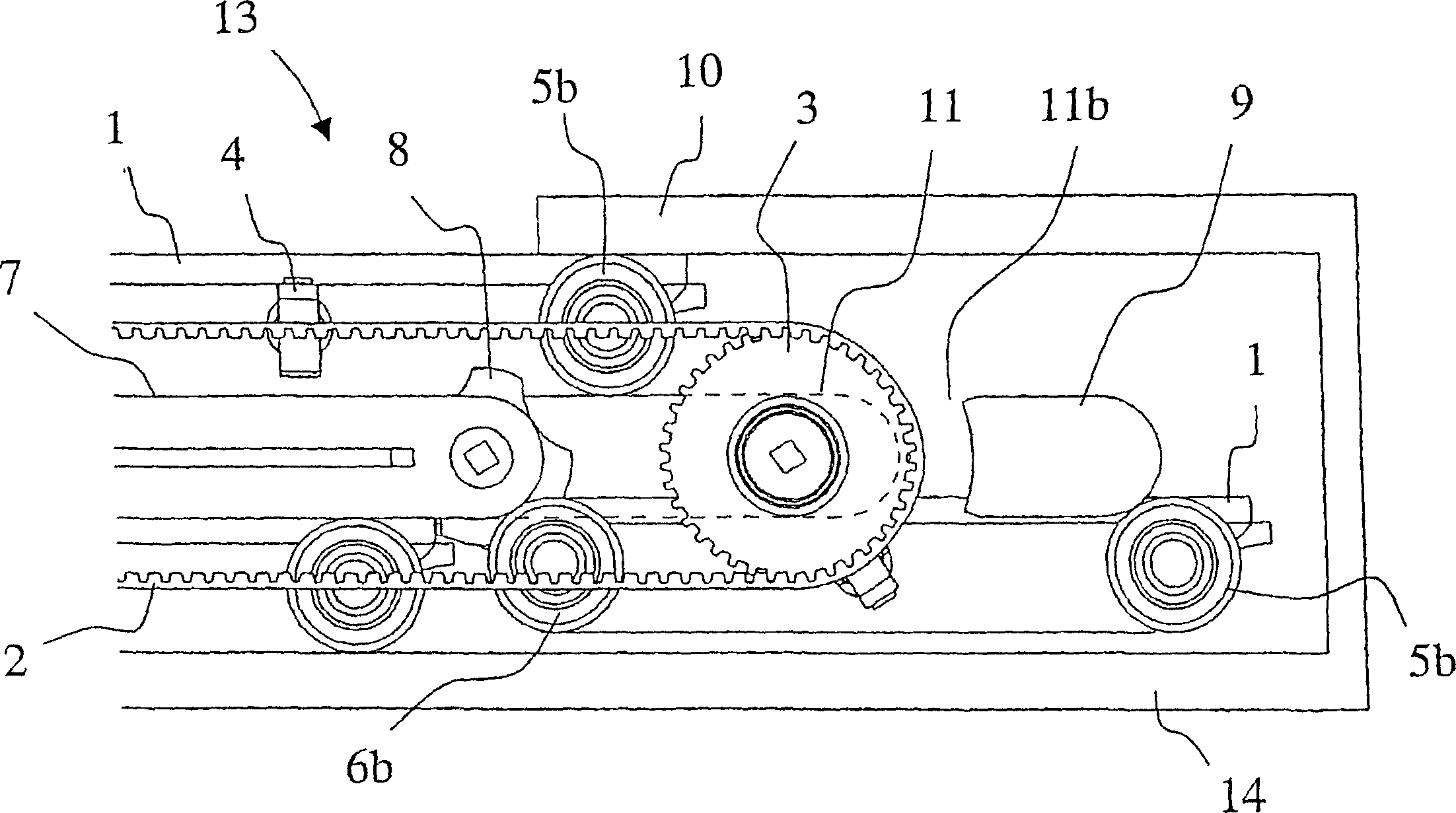 Turning device for conveyor