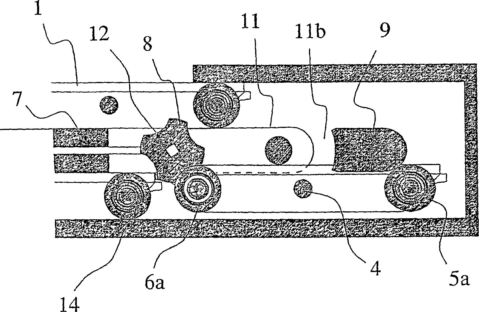 Turning device for conveyor