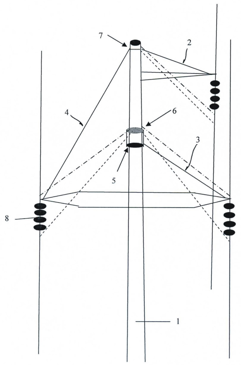 Construction method for replacing cross arm of 35kV line linear rod