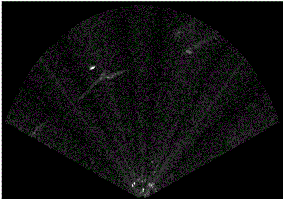 Multi-beam forward-looking sonar target detection method