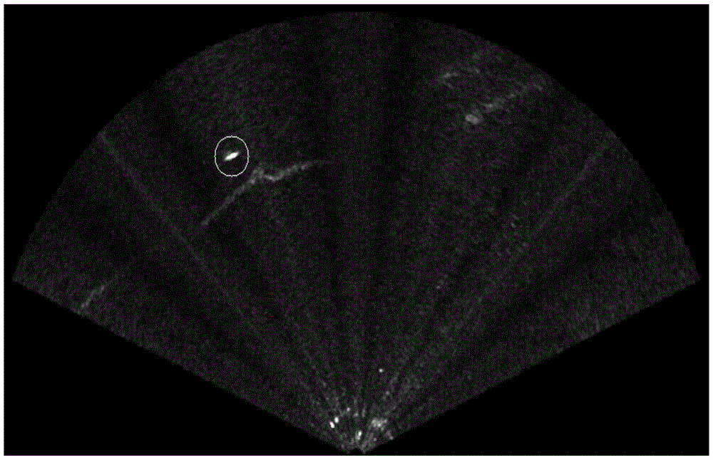 Multi-beam forward-looking sonar target detection method