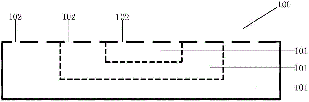 False pressure head and operating method thereof