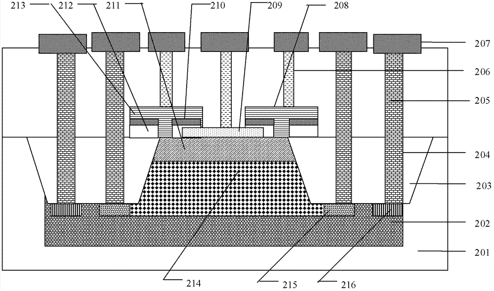 Positive-negative-positive transistor integrated with germanium-silicon hetero-junction negative-positive-negative transistor