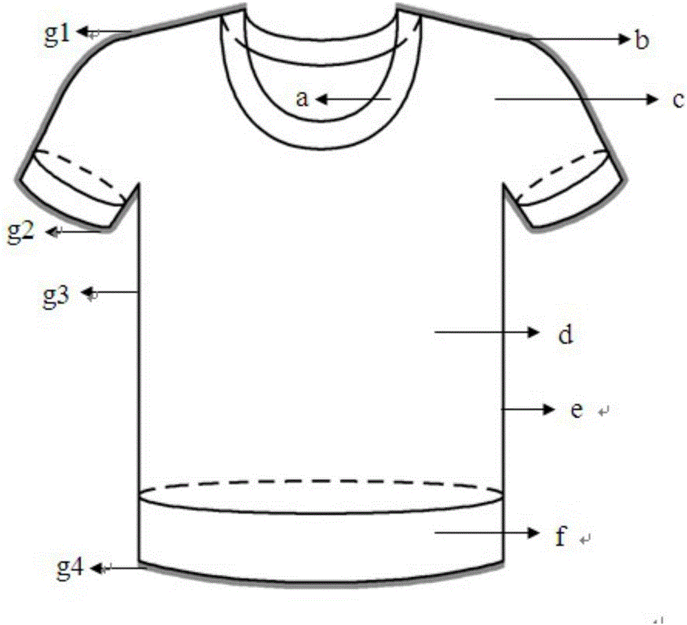 Warp-knitted fully-shaped side-seam-free T-shirt and weaving method thereof