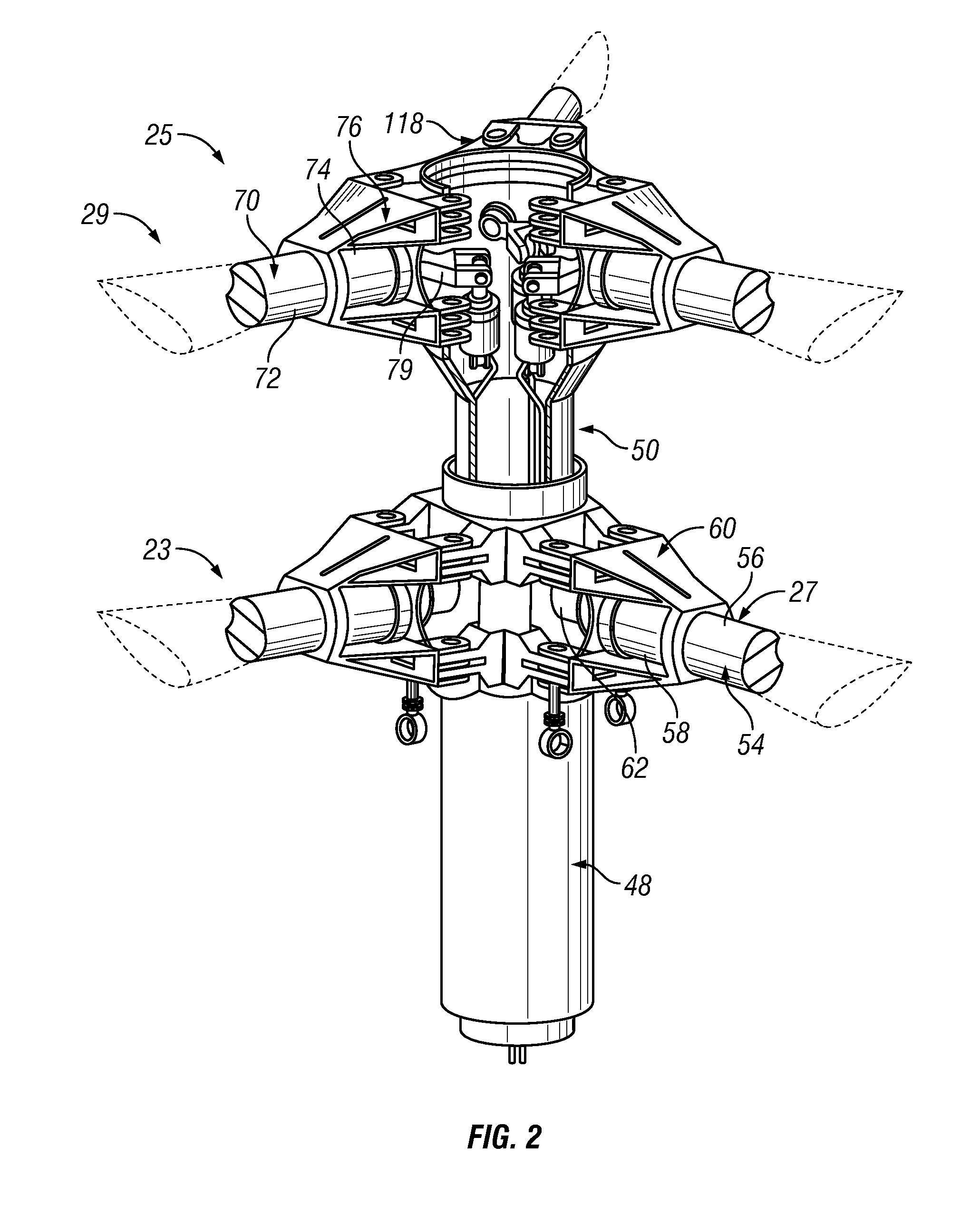 Helicopter rotor control system