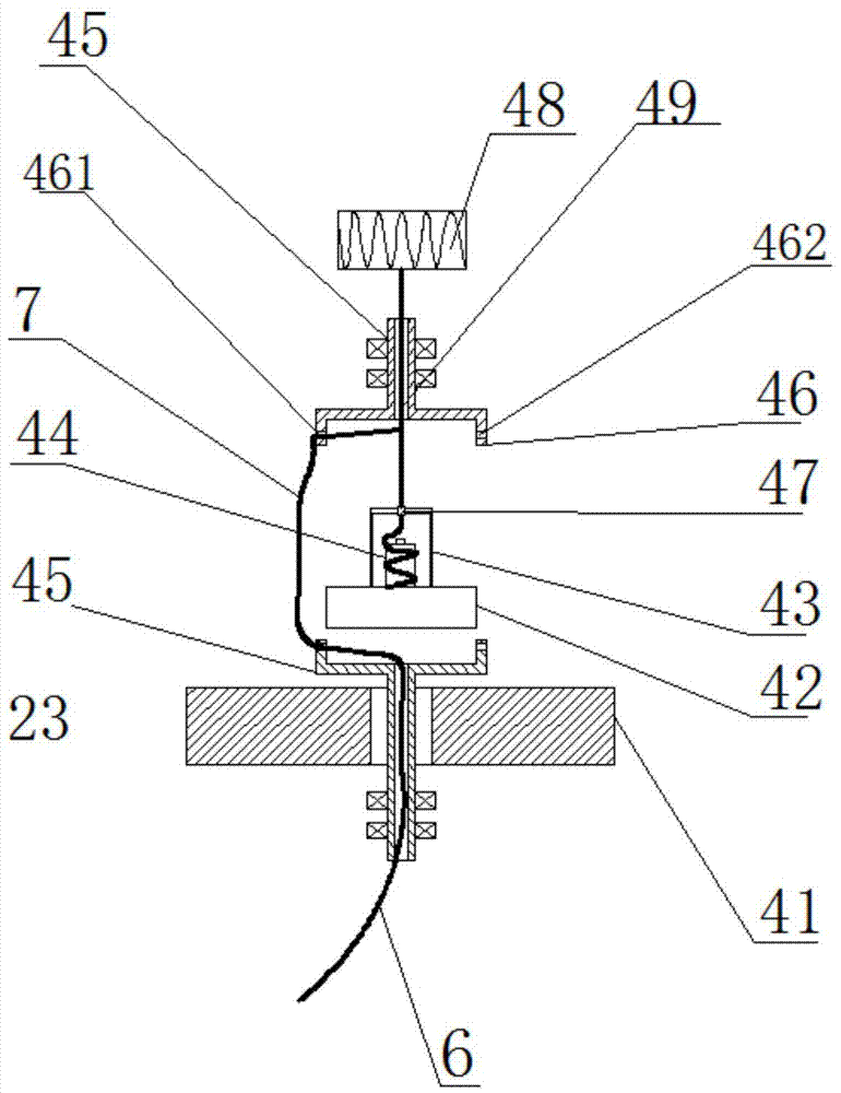 False twist texturing fancy yarn machine and processing method thereof