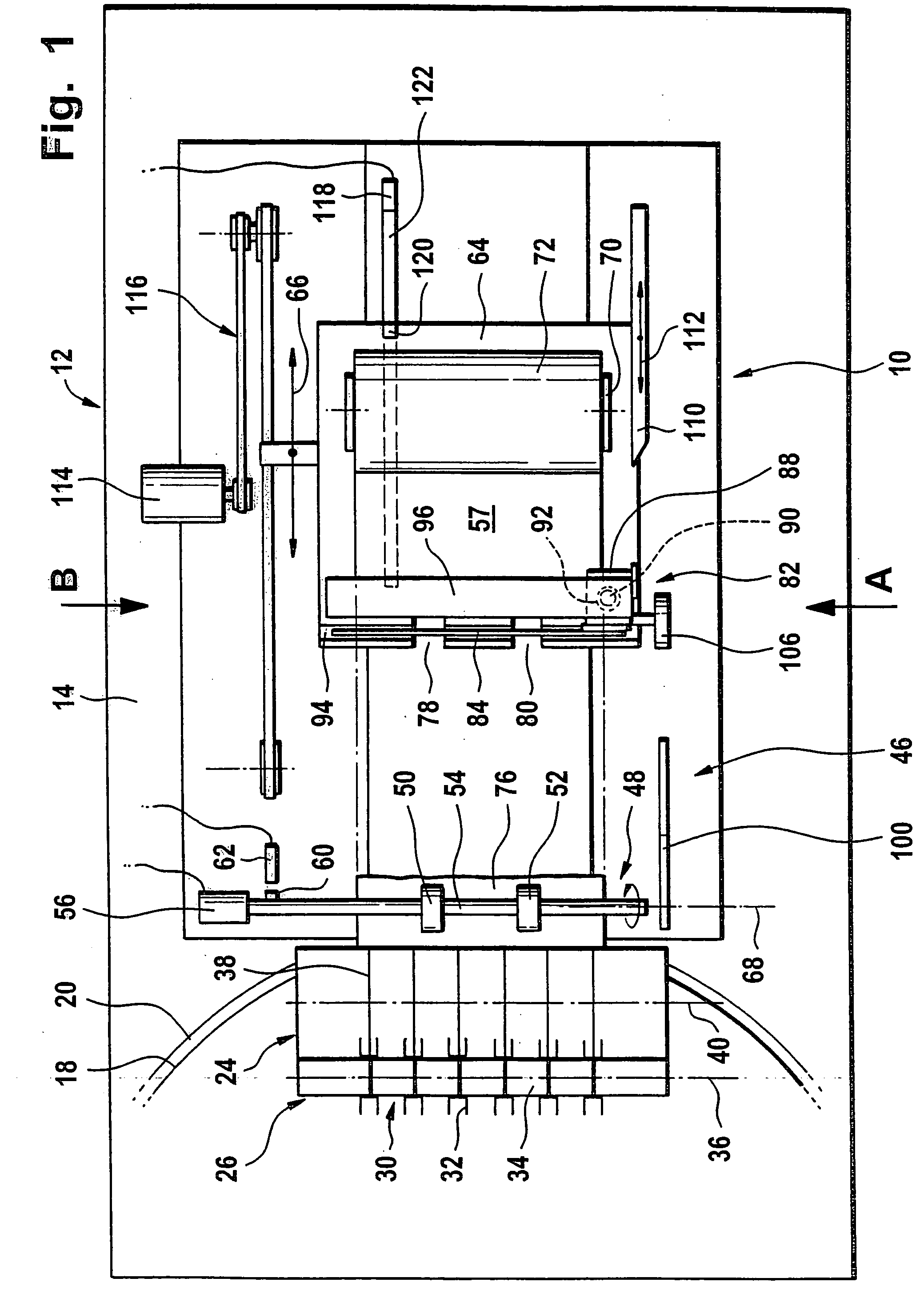 Separating-sheet dispenser, and dispensing method for dispensing separating sheets