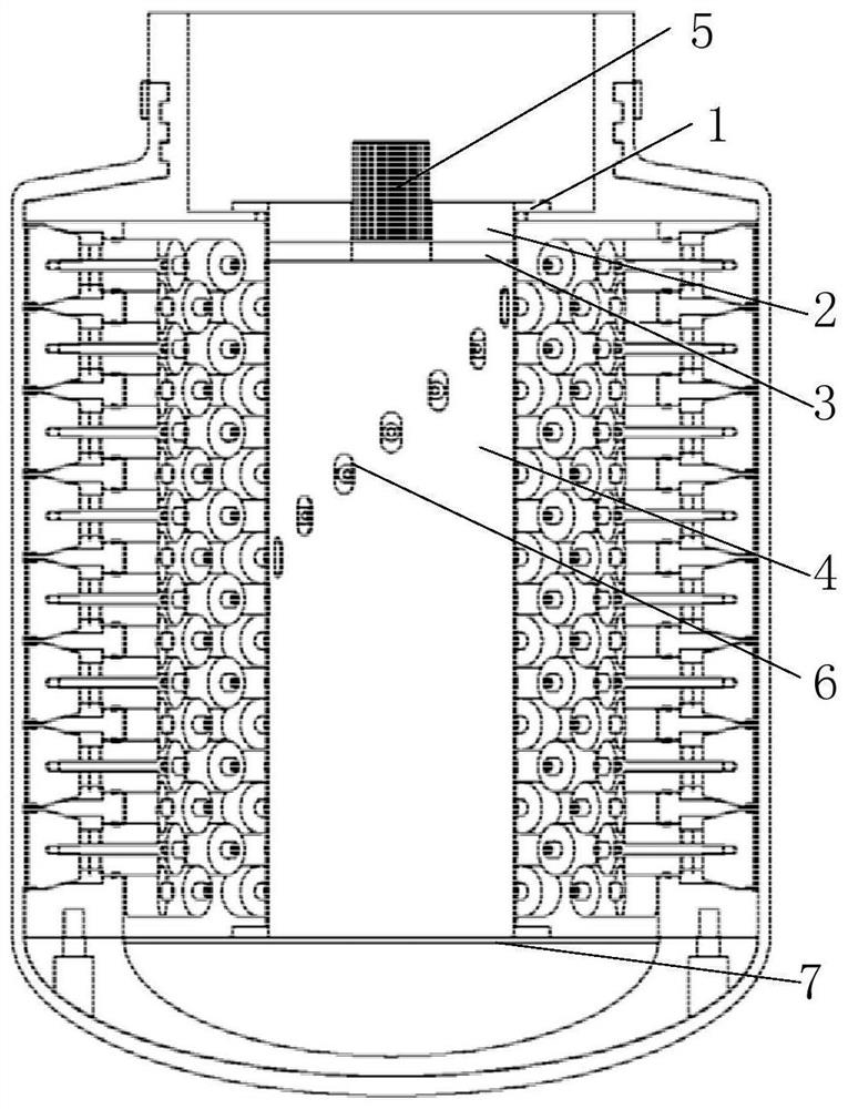 Distributed lead device of fishing transducer array