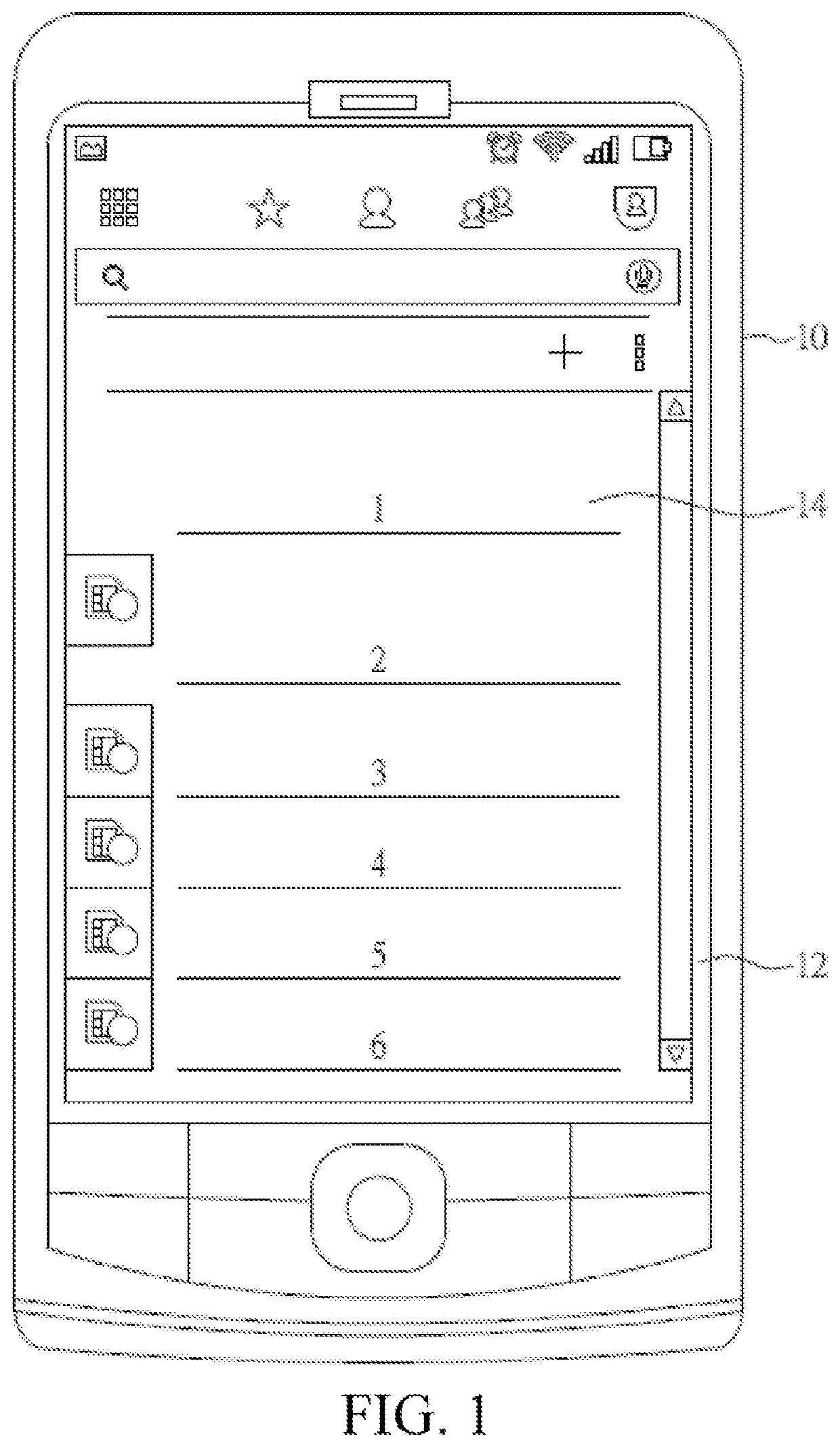 Quick data browsing method for an electronic device