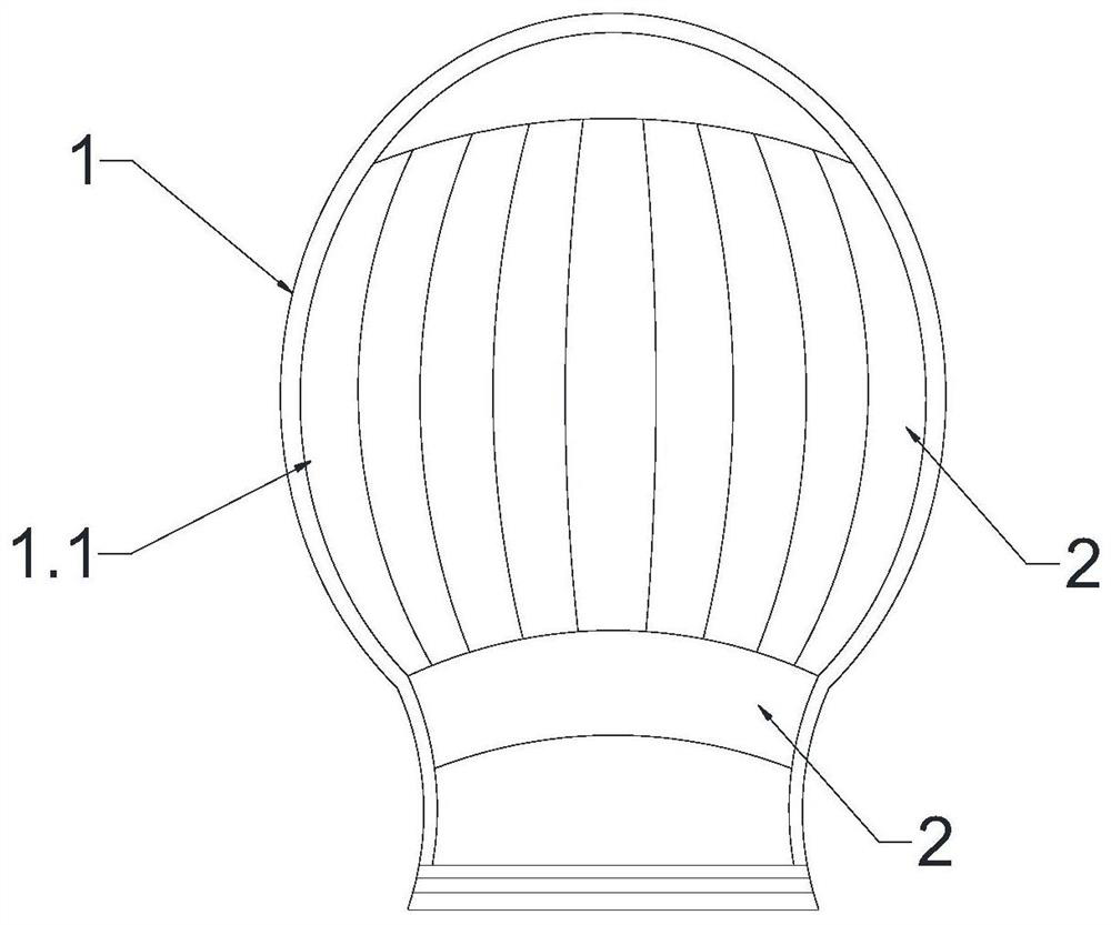 Controllable head-pressing sleeve